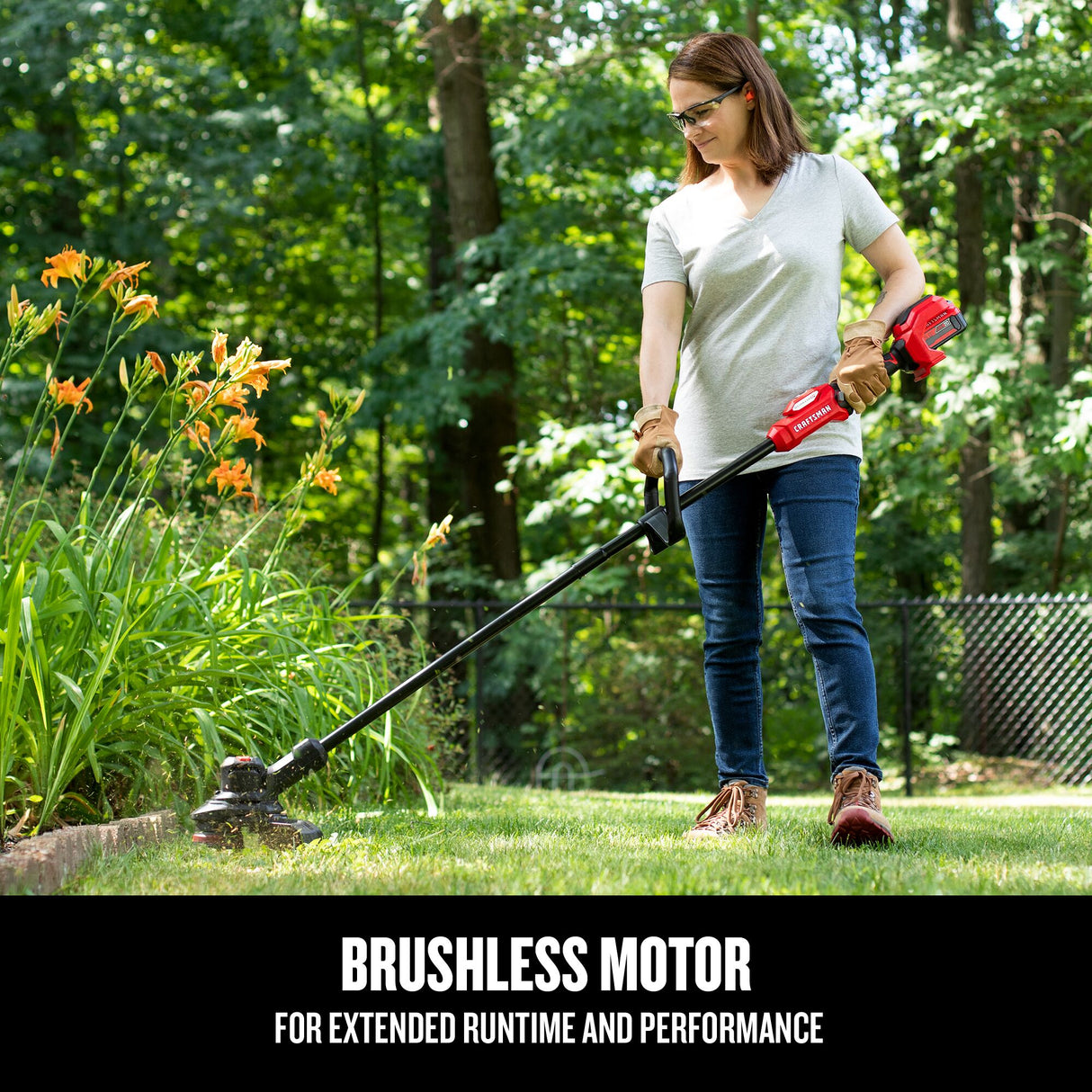 V20 Brushless RP 20-volt Max 13-in Straight Shaft Battery String Trimmer 5 Ah (Battery and Charger Included) CMCST930P1