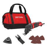 Corded 3-Amp Variable 10-Piece Oscillating Multi-Tool Kit with Soft Case CMEW401