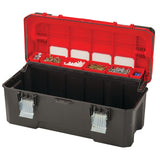 Pro 26-in W x 12-in H x 11-in D Red Plastic Tool Box CMST26320