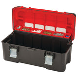 Pro 26-in W x 12-in H x 11-in D Red Plastic Tool Box CMST26320