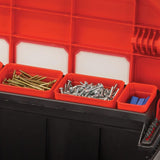 Pro 26-in W x 12-in H x 11-in D Red Plastic Tool Box CMST26320