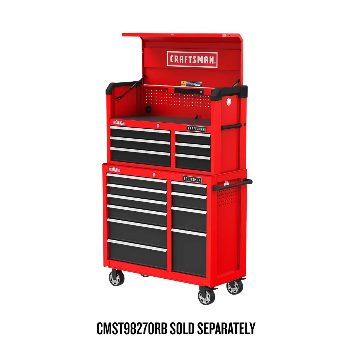 2000 Series 41-in W x 24.7-in H 6-Drawer Steel Tool Chest (Red) CMST98269RB