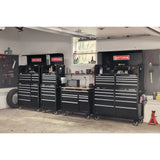 2000 Series 41-in W x 37.5-in H 10-Drawer Steel Rolling Tool Cabinet (Black) CMST98270BK