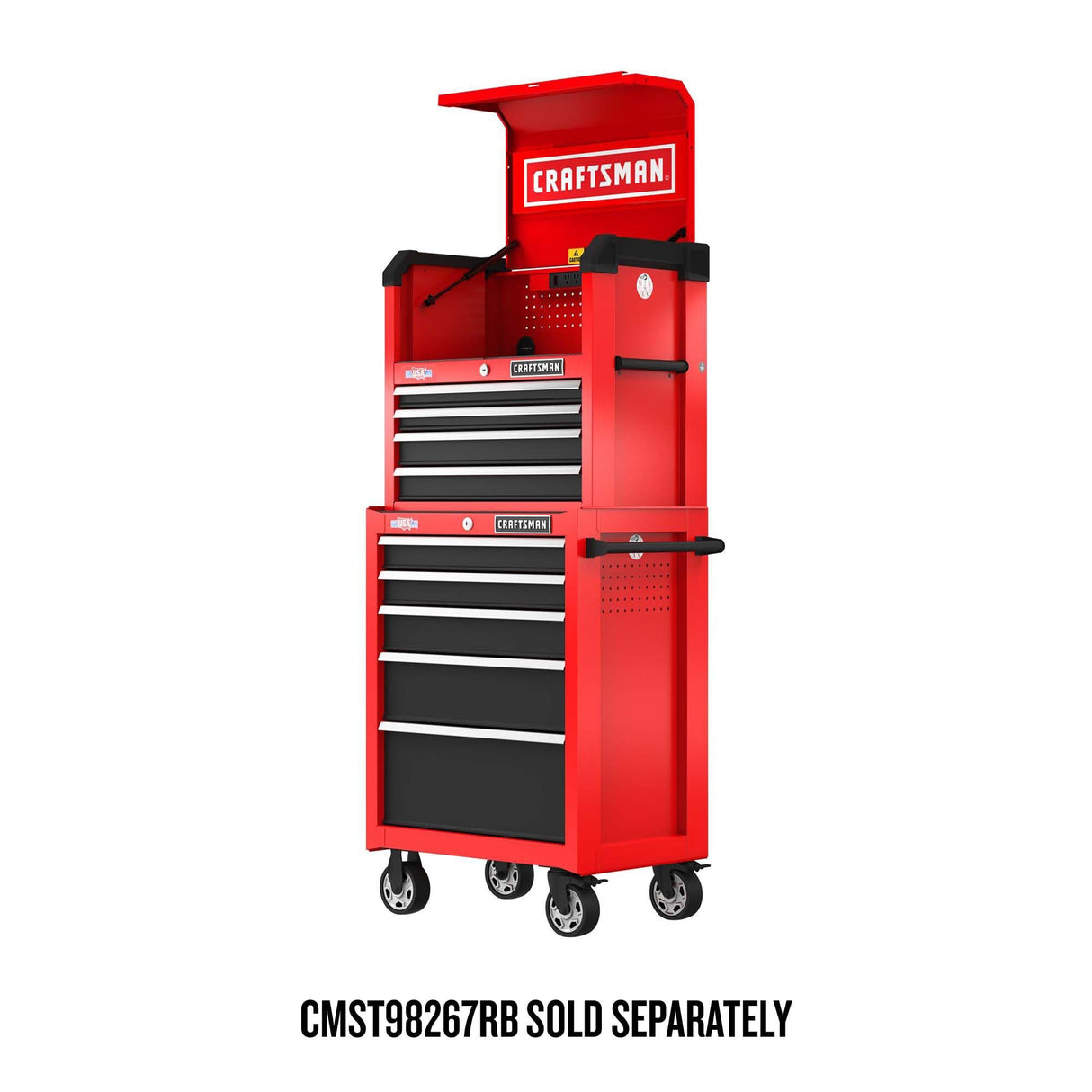 2000 Series 26-in W x 36.5-in H 5-Drawer Steel Rolling Tool Cabinet (Red) CMST98268RB