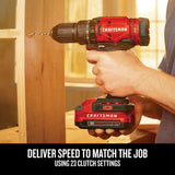 20V Max 1/2-in Cordless Drill (1-Battery Included, Charger Included) CMCD700C1