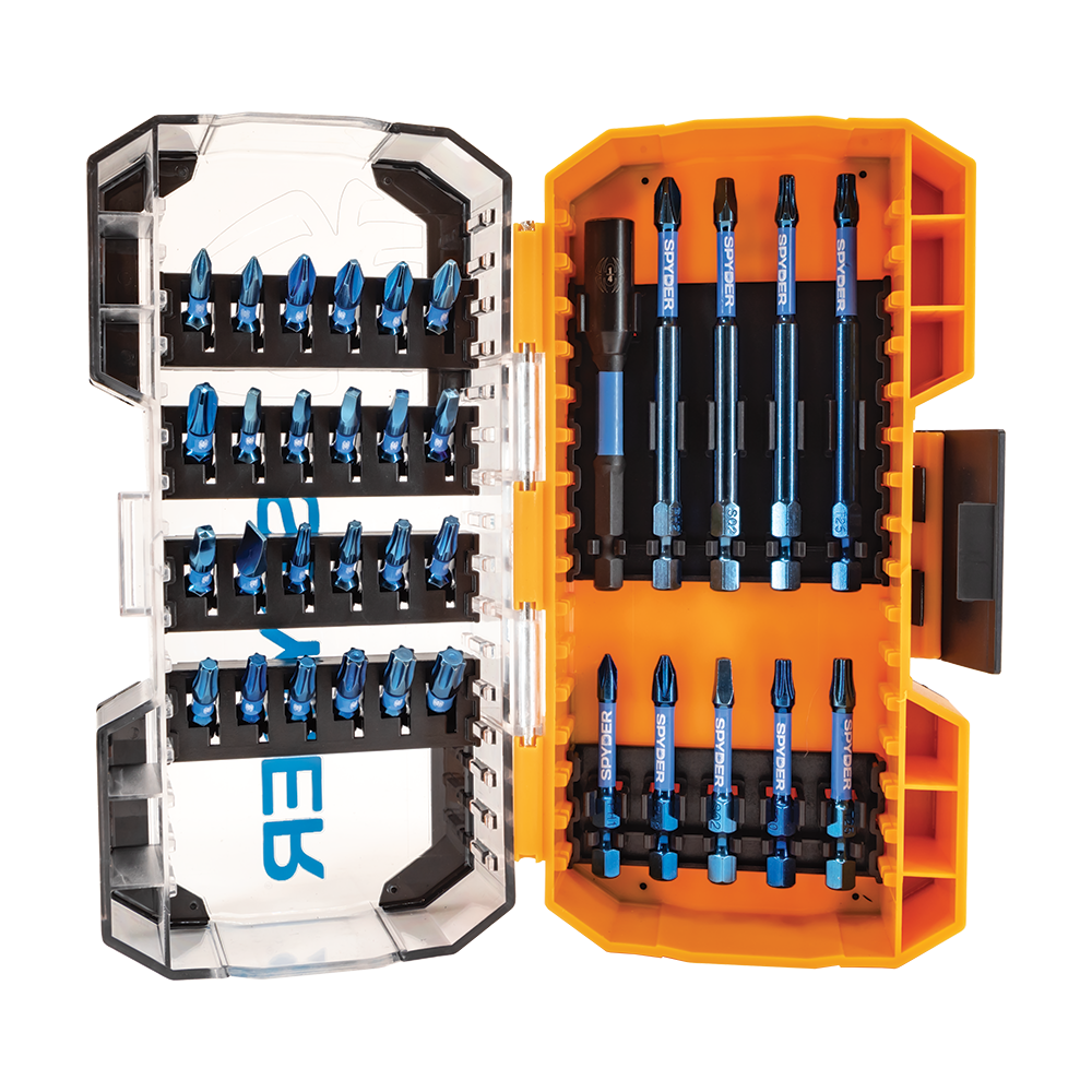 Mach-Blue 1/4-in x Phillips/Square/Torx Impact Driver Bit (34-Piece) 19079