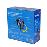 Retractable Hose Reel with 3/8-in x 50-ft Hybrid Hose SGY-AIR184