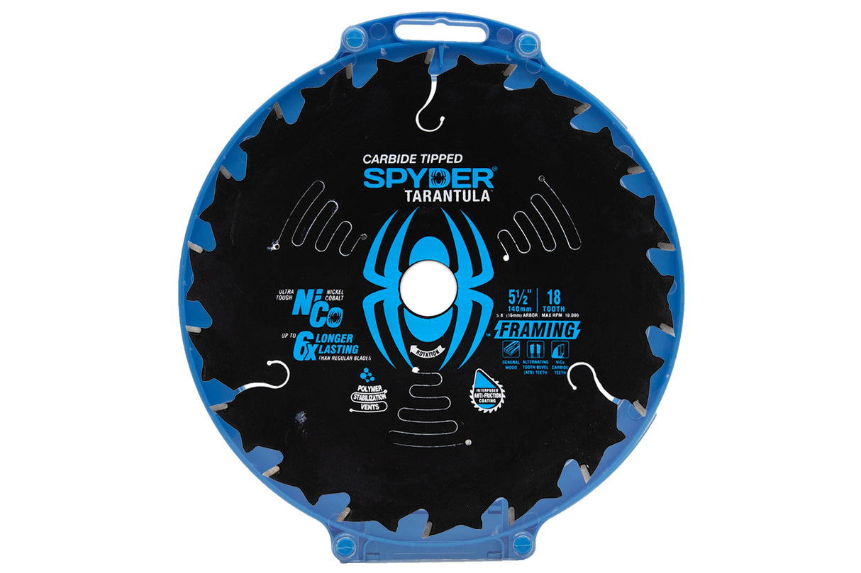 Fast Framing 5-1/2-in 18-Tooth Rough Finish Tungsten Carbide-tipped Steel Circular Saw Blade 13029