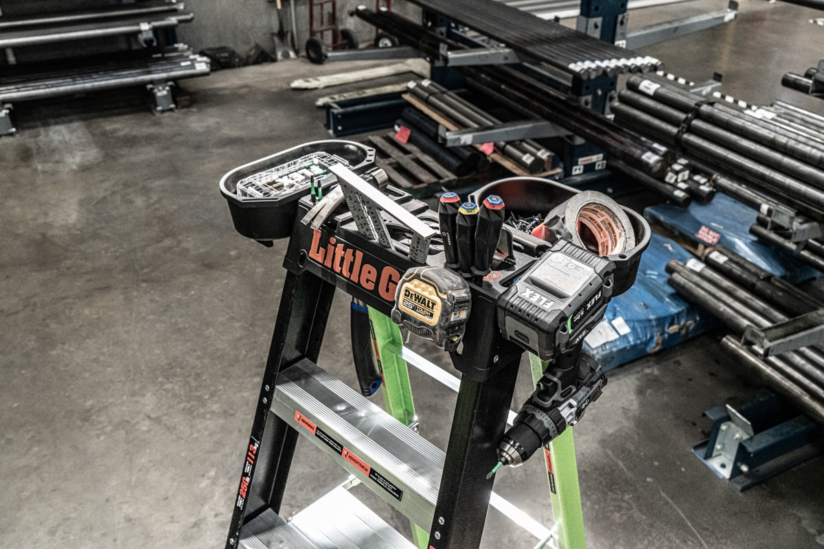 A-Force 6-ft Fiberglass Type 1- 250-lb Load Capacity Step Ladder 15766-002