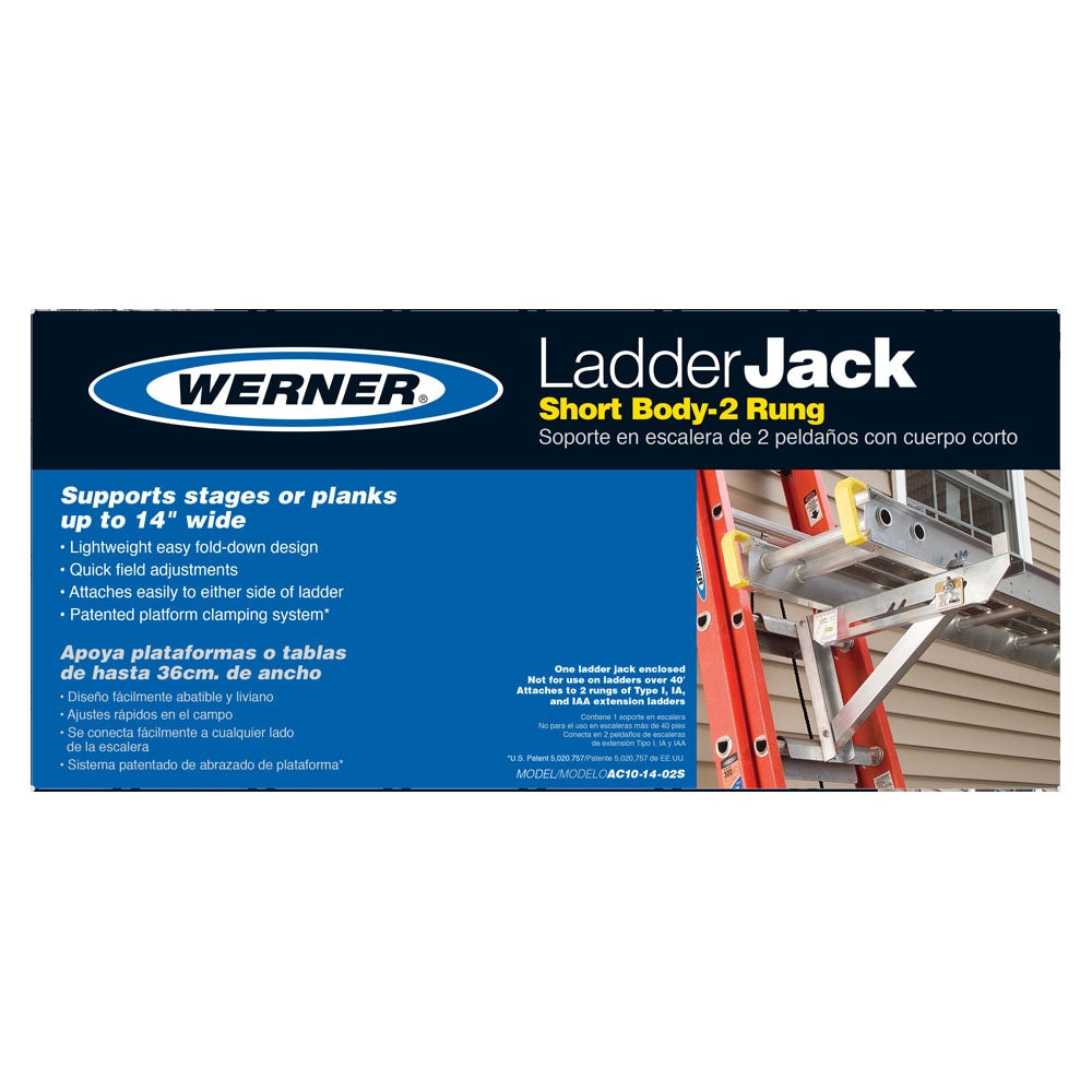 Aluminum 4.56-in Jack For Ladders and Scaffolding AC10-14-02S