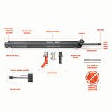 Drive Collated Stand-up Deck Fastening Handheld Drill Guide 345060