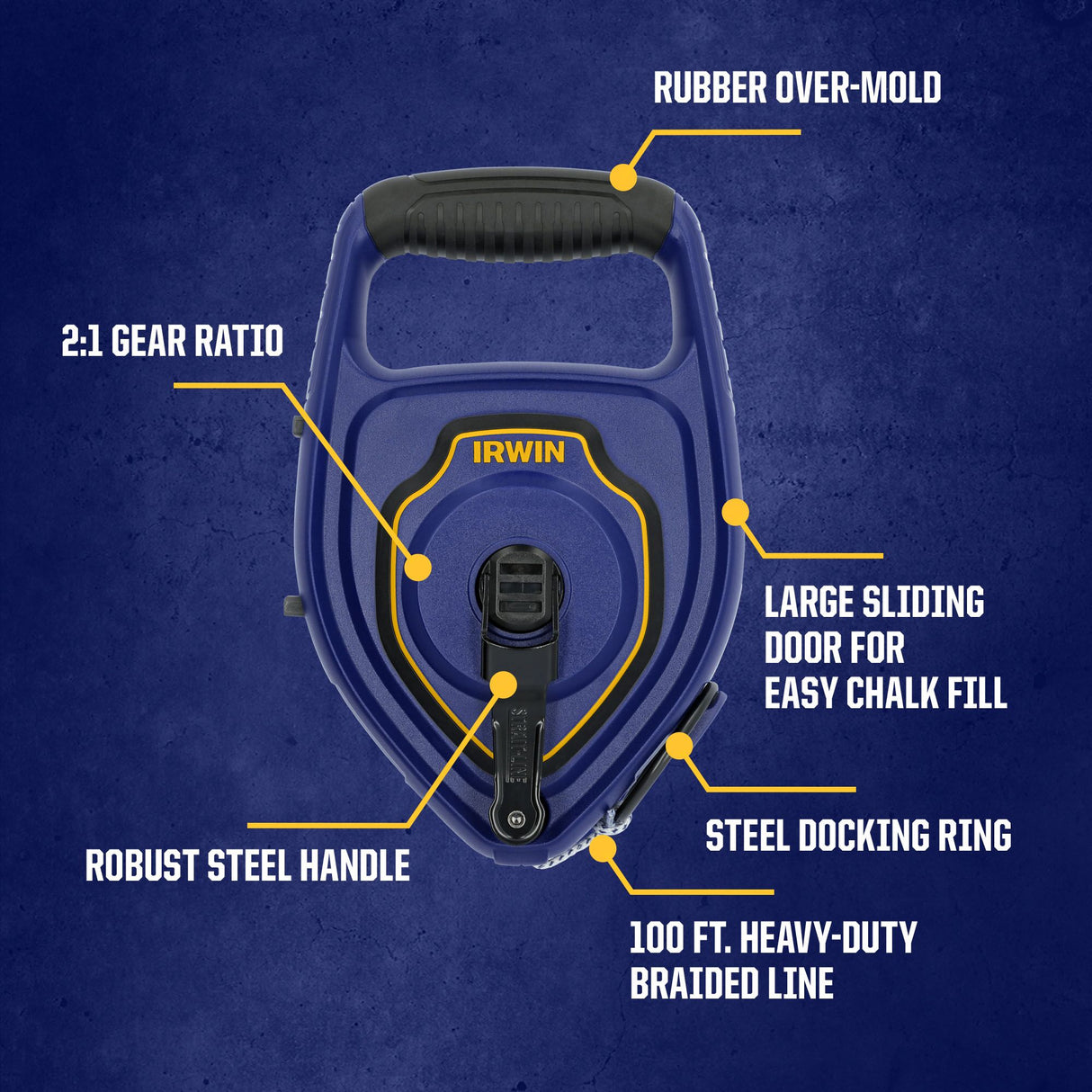 STRAIT-LINE LAYOUT PRO 2:1 100-ft Chalk Reel IWHT48446