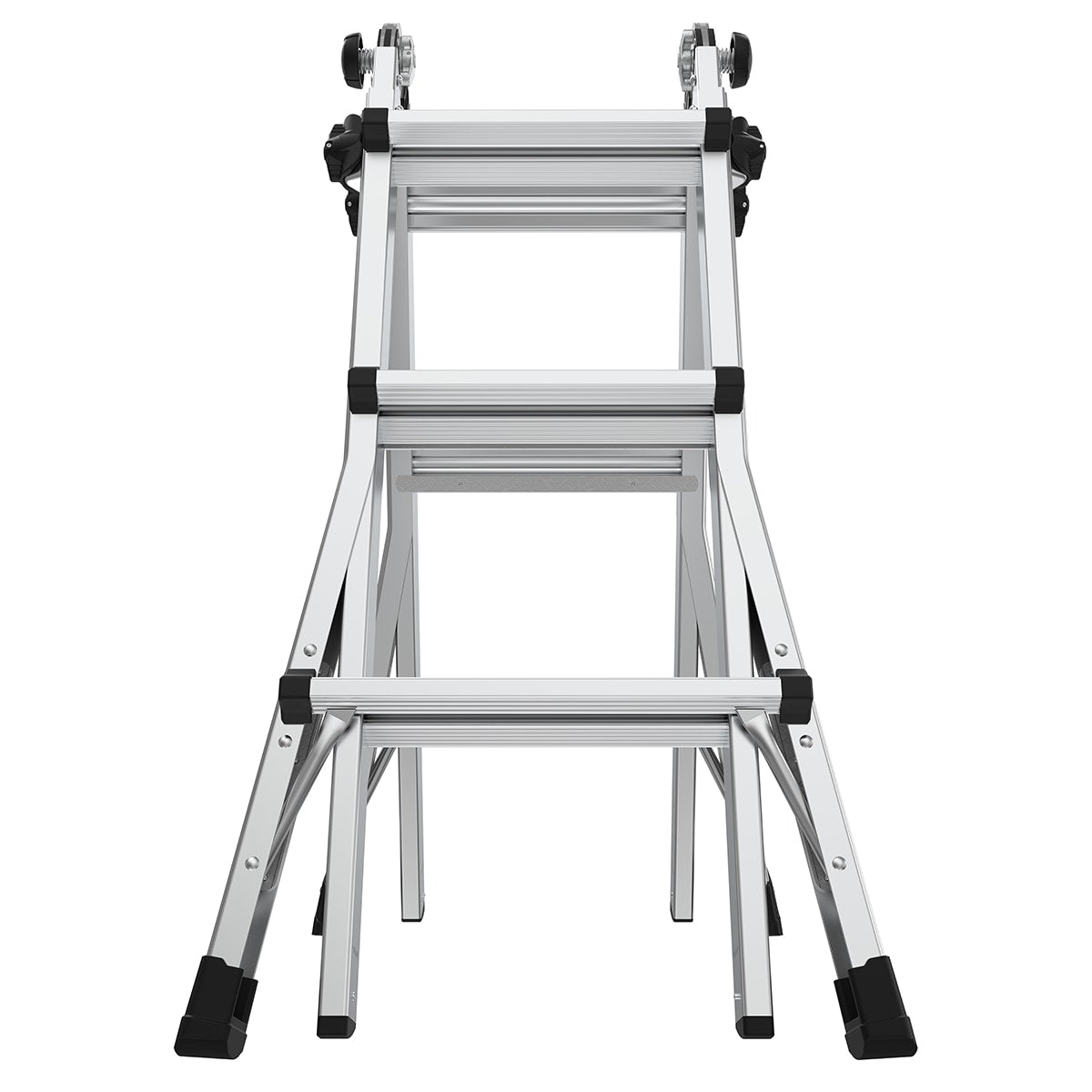 Multi M14 14.3-ft Reach Type 1a- 300-lb Load Capacity Telescoping Multi-Position Ladder 16513-002