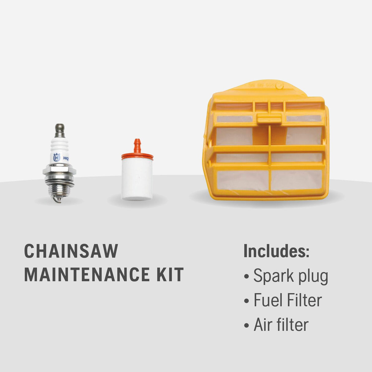 Chainsaw Maintenance Kit, For Models 445 and 450, Comes with Fuel Filter, Air Filter, Spark Plug 599333601