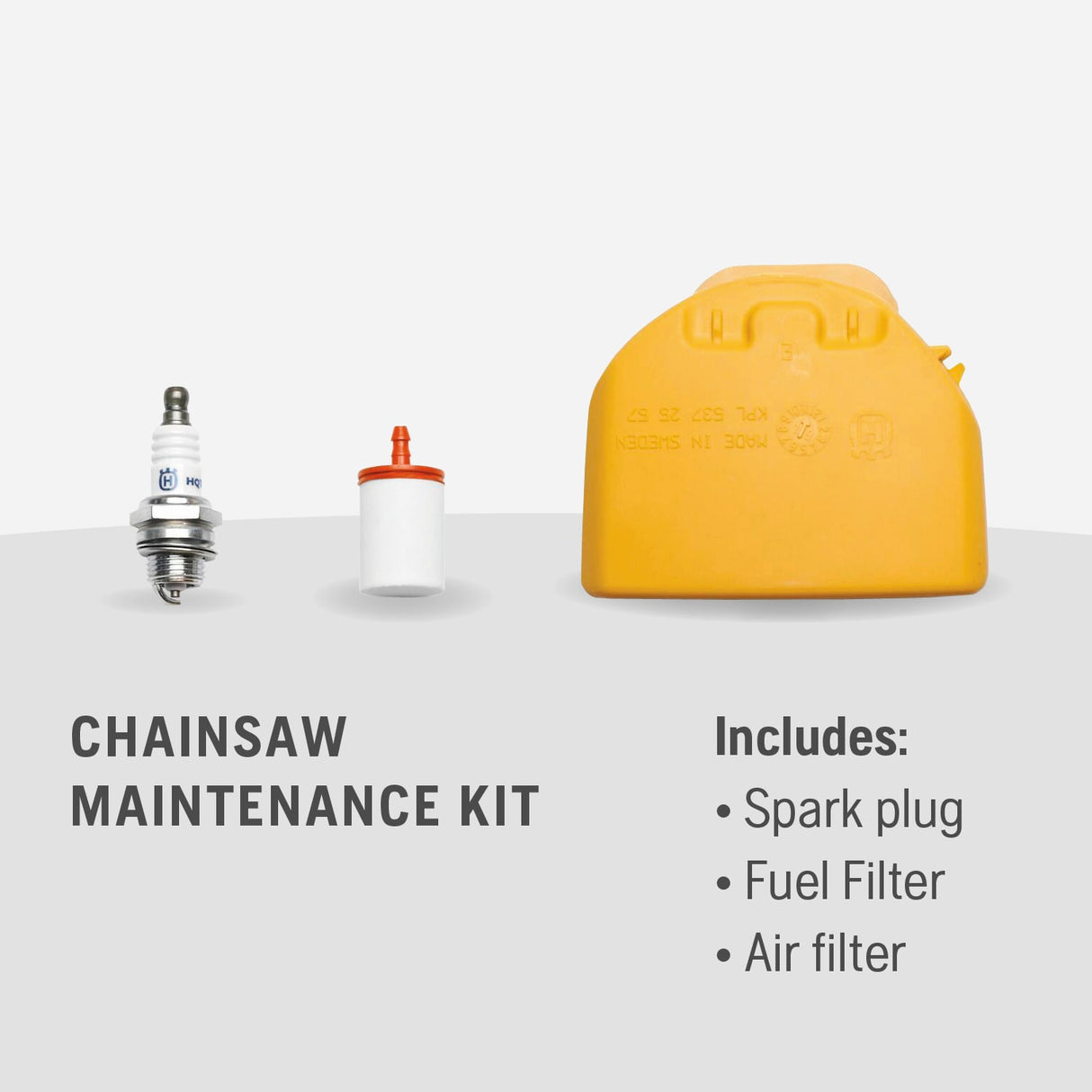 Chainsaw Maintenance Kit, For Models 455R and 460R, Comes with Fuel Filter, Air Filter, Spark Plug 599333701