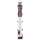 Leveler 2 M17 with Leg Levelers 18-ft Reach Type 1a- 300-lb Load Capacity Telescoping Multi-Position Ladder 16507T-803