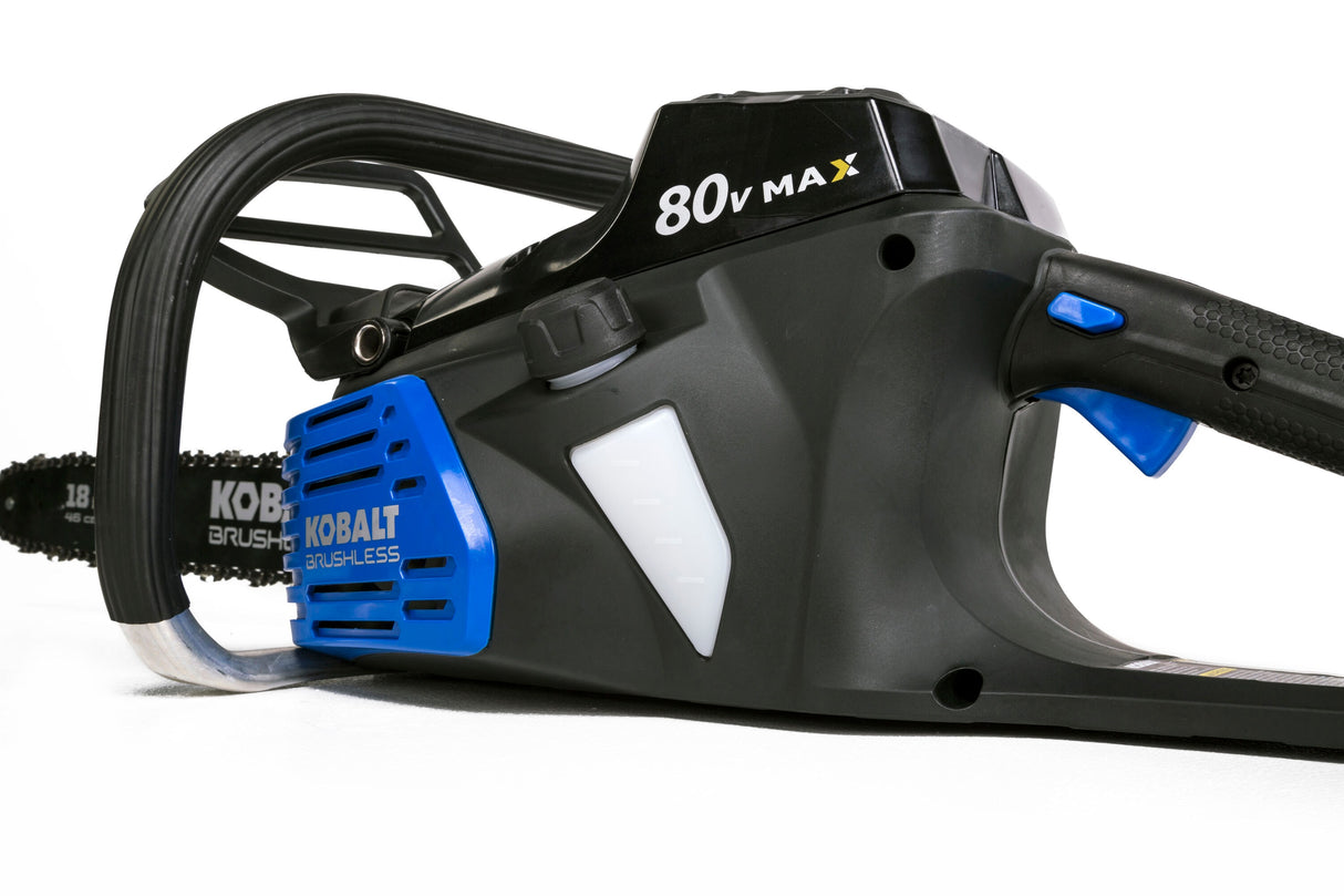 80-volt 18-in Brushless Battery Chainsaw (Battery and Charger Not Included) KCS 180B