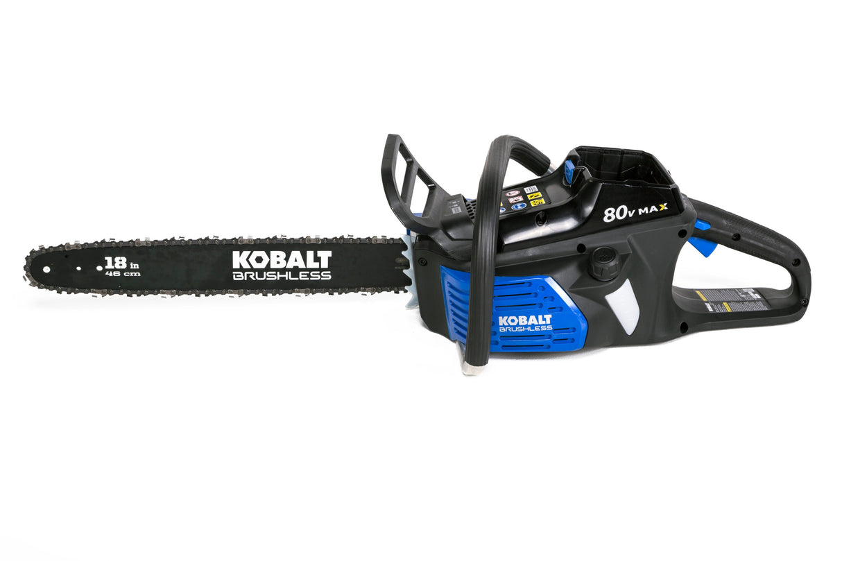 80-volt 18-in Brushless Battery Chainsaw (Battery and Charger Not Included) KCS 180B