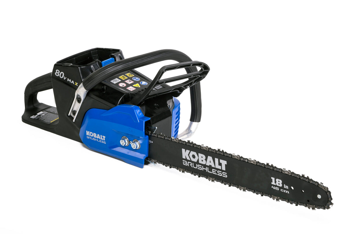 80-volt 18-in Brushless Battery Chainsaw (Battery and Charger Not Included) KCS 180B