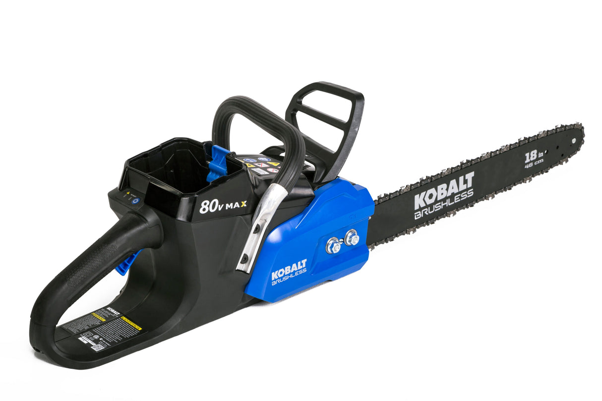 80-volt 18-in Brushless Battery Chainsaw (Battery and Charger Not Included) KCS 180B