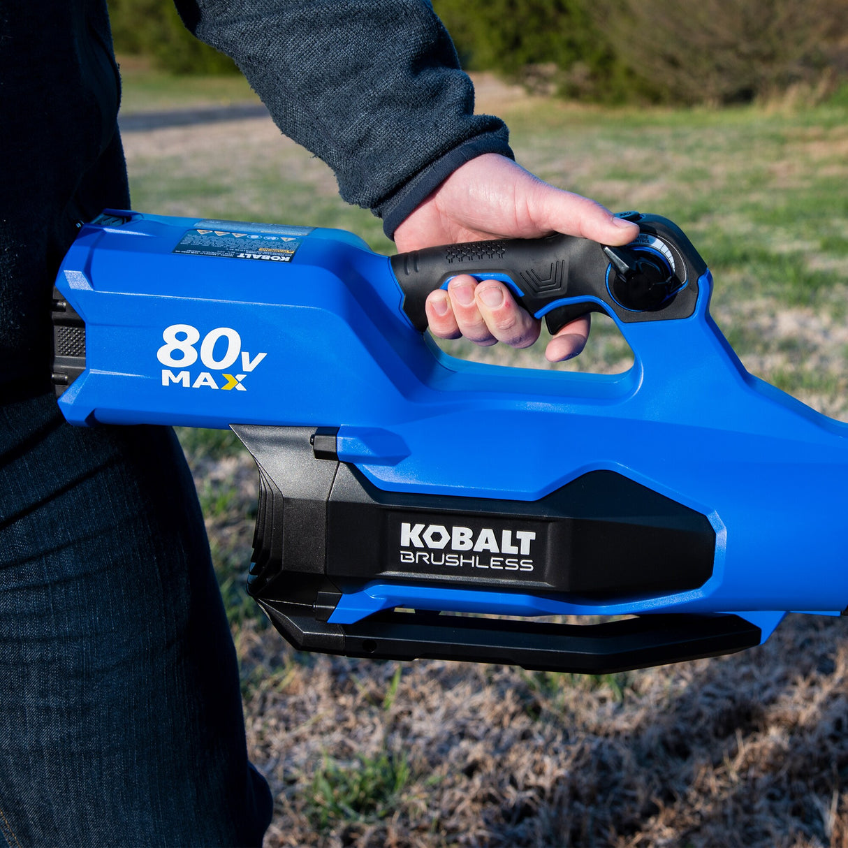 80-volt Max 630-CFM 140-MPH Battery Handheld Leaf Blower (Battery and Charger Not Included) KHB 6380-06