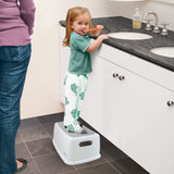 Toddler and Me 1-Step 320-lb Capacity White Plastic Step Stool L6062