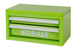 Mini 10.83-in W x 5.91-in H x 5.91-in D 2-Drawer Green Steel Tool Box 54420