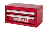 Mini 10.83-in W x 5.91-in H x 5.91-in D 2-Drawer Red Steel Tool Box 54419