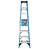 FS100 8-ft Fiberglass Type 1- 250-lb Load Capacity Step Ladder FS108