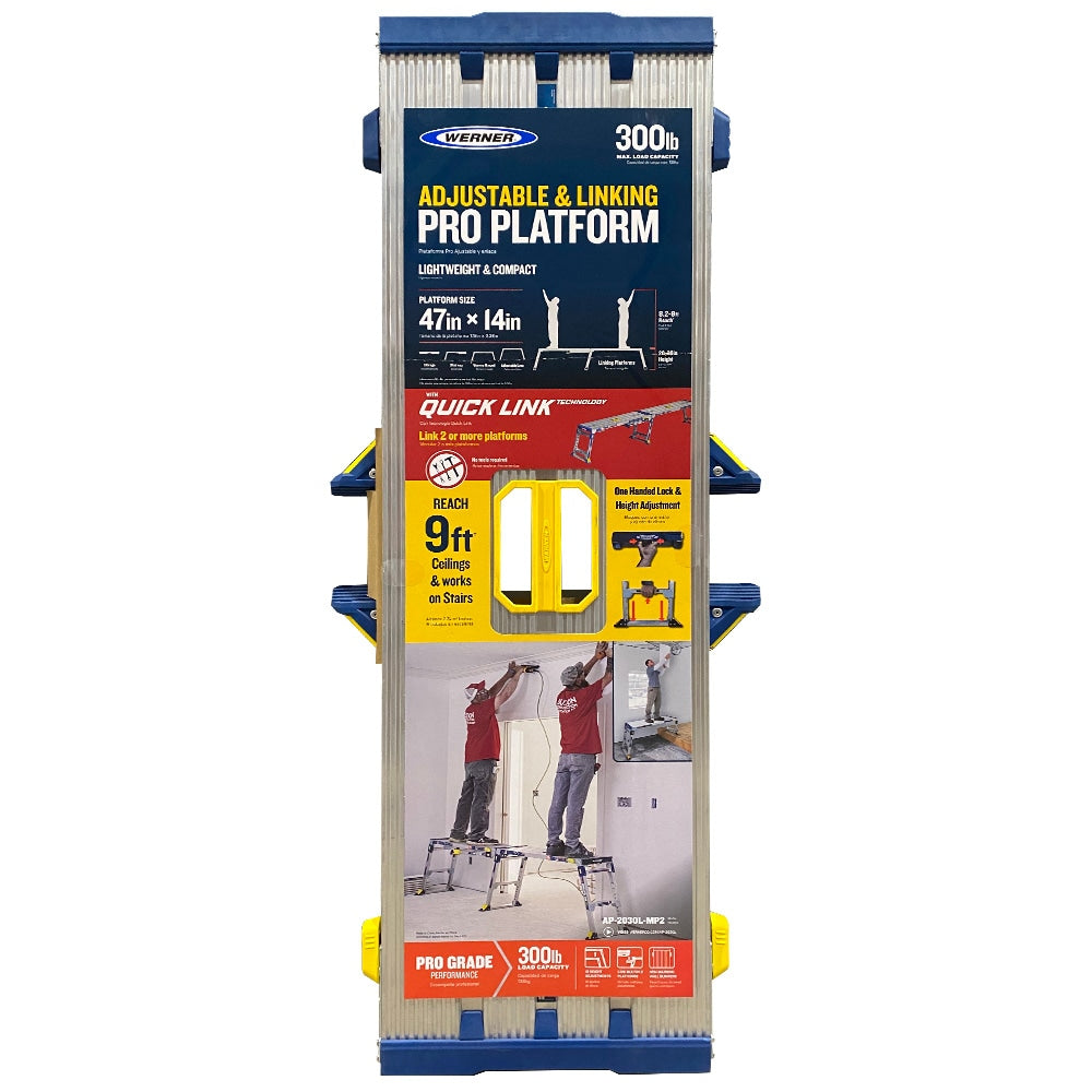 Aluminum 1.7-ft H x 3.9-ft L Pro Linking Platform 300-lb AP-2030L-MP2