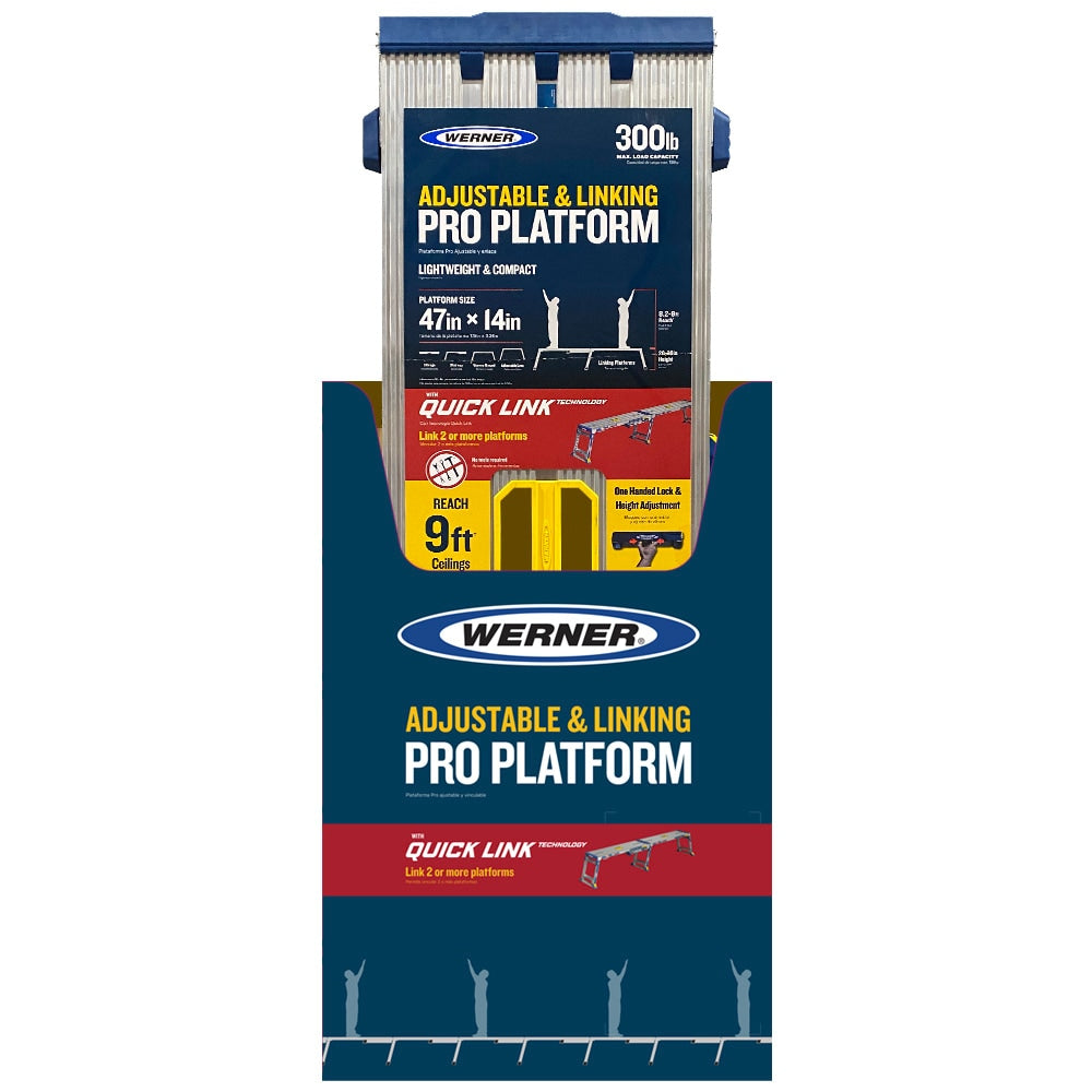 Aluminum 1.7-ft H x 3.9-ft L Pro Linking Platform 300-lb AP-2030L-MP2