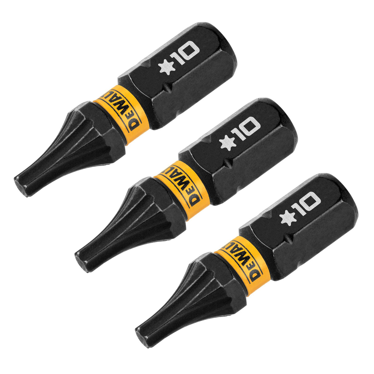 Flextorq 1/4-in x 1-in Torx Impact Driver Bit (3-Piece) DWAF1TX10IR3