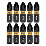 FlexTorq 1/4-in x 1-in Phillips Impact Driver Bit (10-Piece) DWAF1PH2IR10