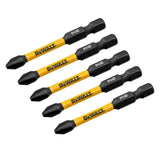 FlexTorq 1/4-in x 2-1/4-in Phillips Impact Driver Bit (5-Piece) DWAF2PH2IR5