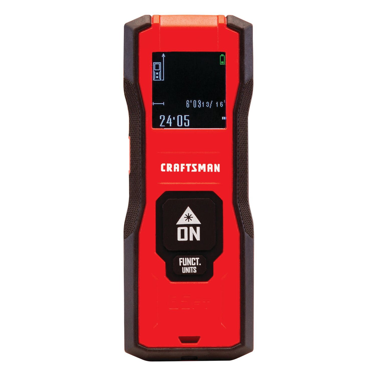 65-ft Outdoor Red Laser Distance Measurer with Backlit Display CMHT77638