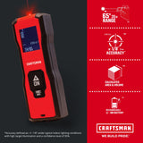 65-ft Outdoor Red Laser Distance Measurer with Backlit Display CMHT77638