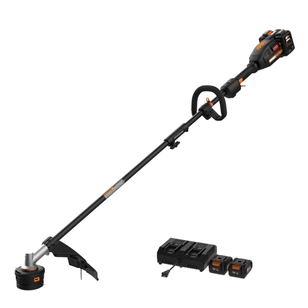 Nitro Power Share 40-volt 15-in Split Shaft Attachment Capable Battery String Trimmer 4 Ah (Battery and Charger Included) WP196