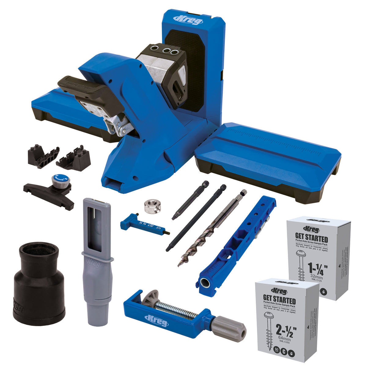 Pocket-Hole Jig 720PRO Plus - Premium, Advanced Jig for Rock-Solid Pocket-Hole Joints, Automaxx Clamping, GripMaxx Anti-Slip KPHJ720PROL