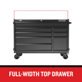 Premium 2000 Series 52-in W x 39.5-in H 8-Drawer Steel Rolling Tool Cabinet (Black) CMST98262BK