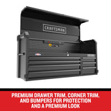 Premium 2000 Series 51.5-in W x 24.5-in H 7-Drawer Steel Tool Chest (Black) CMST98261BK