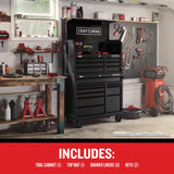 Premium 2000 Series 41-in W x 39.5-in H 9-Drawer Steel Rolling Tool Cabinet (Black) CMST98260BK