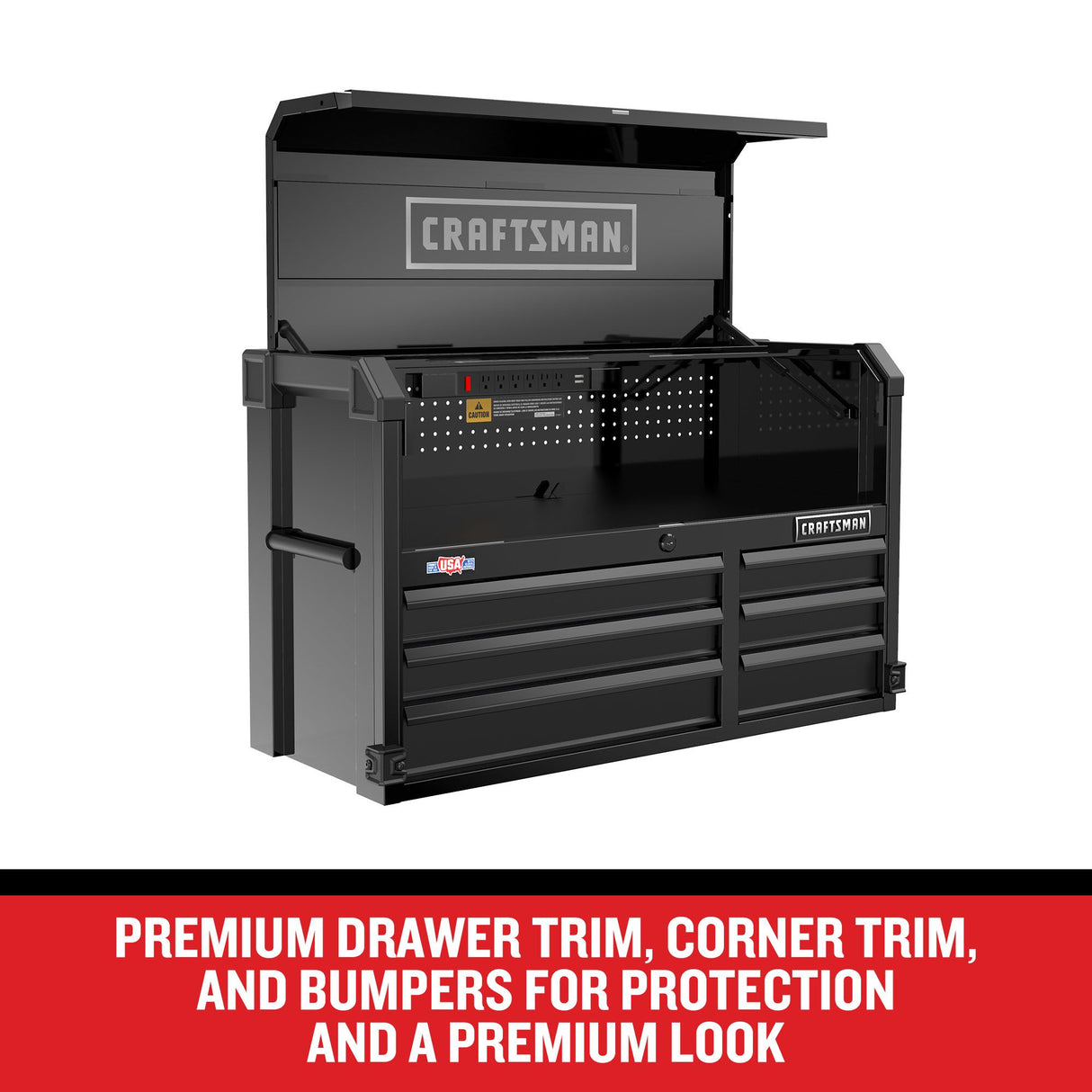 Premium 2000 Series 40.5-in W x 24.5-in H 6-Drawer Steel Tool Chest (Black) CMST98259BK