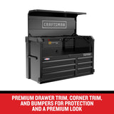 Premium 2000 Series 40.5-in W x 24.5-in H 6-Drawer Steel Tool Chest (Black) CMST98259BK