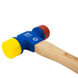 12-oz Smooth Face Rubber Head Wood Rubber Mallet KB-P088512