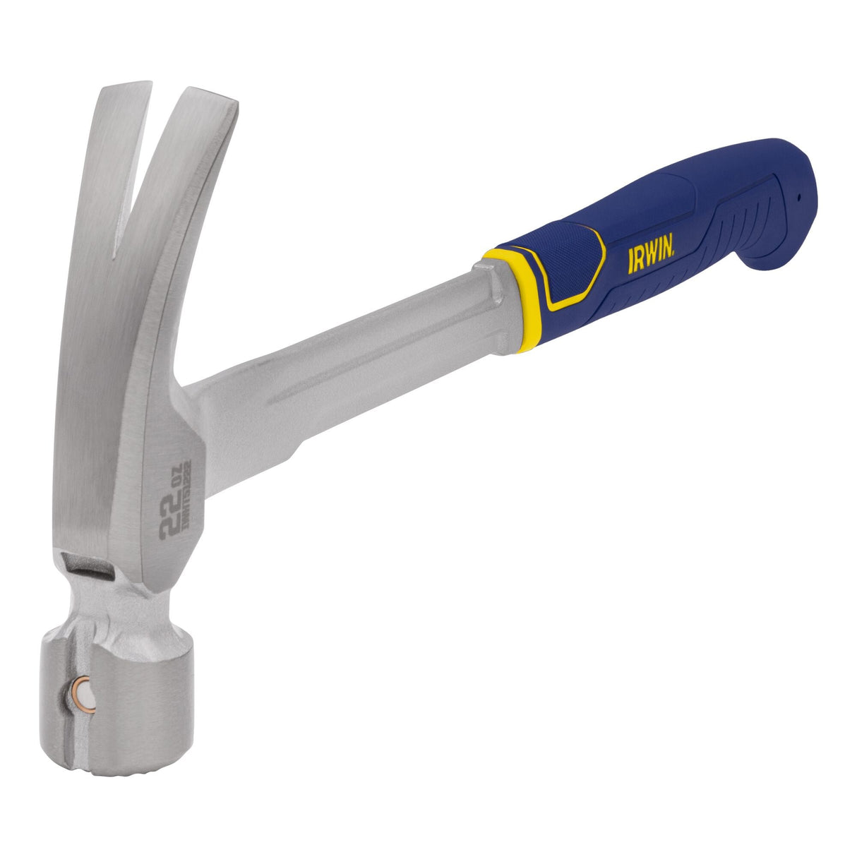 22-oz Smooth Face Steel Head Steel Claw Hammer IWHT51222