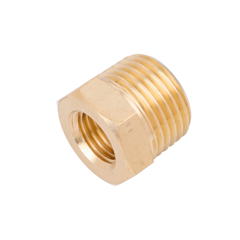 NPT Brass Bushing Adapter 1/2-in (M) x 1/4-in (F) SGY-AIR54NB