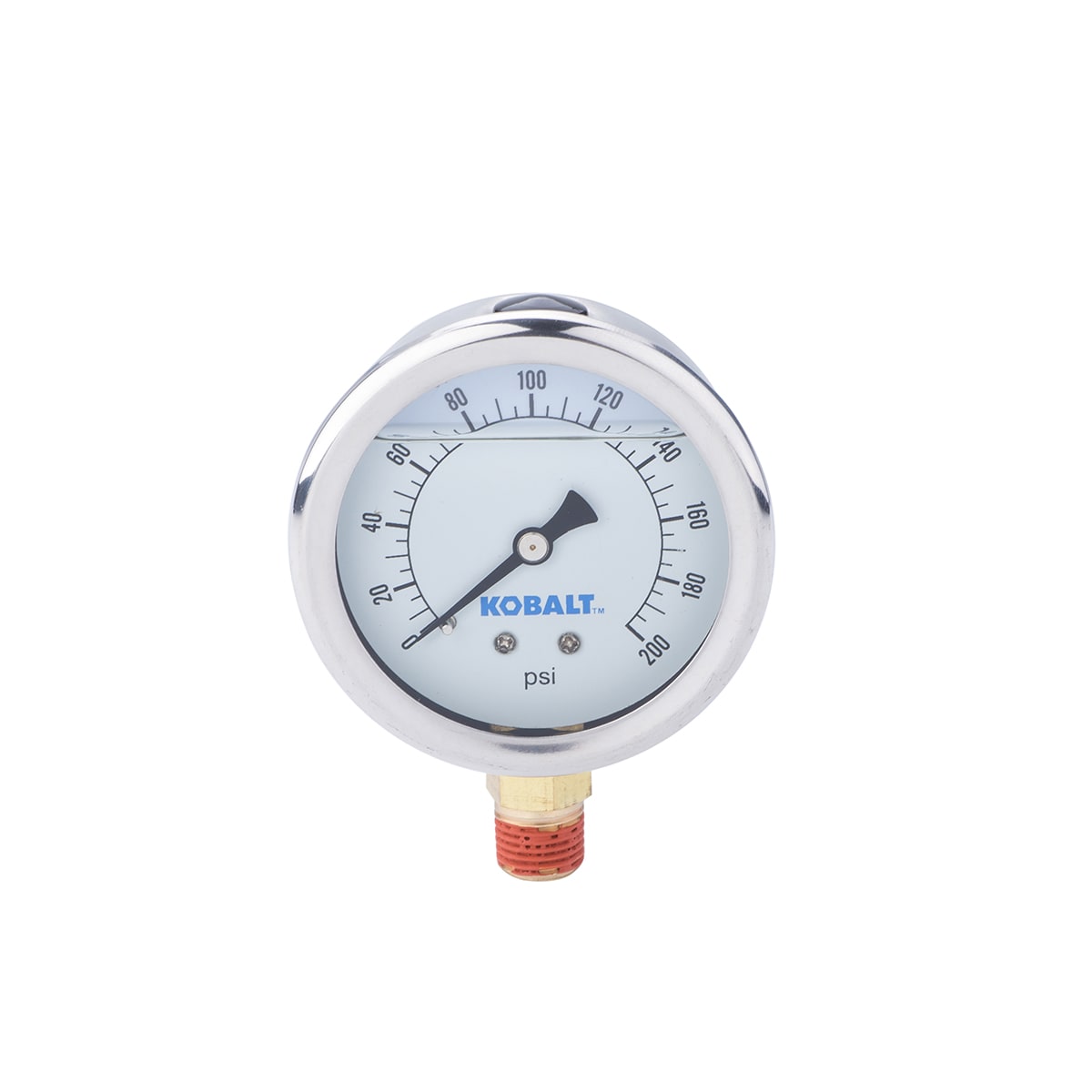 1/4 In. 200Psi Filled Bottom Mount-Gauge SGY-AIR239