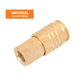 Brass Coupler (F) 1/4-in Universal SGY-AIR26NB