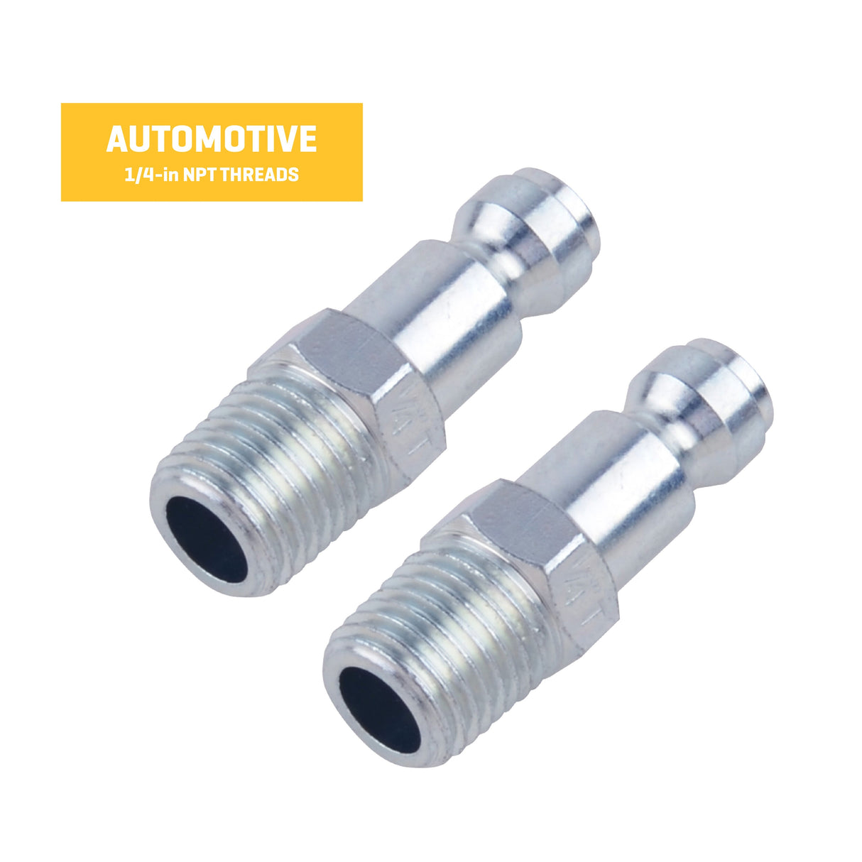 1/4-in Plug- Automotive- Steel- Male- 2pc SGY-AIR284