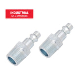 Steel 1/4-in M x 3/8-in NPT Plug, Industrial SGY-AIR34NB